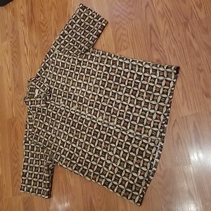 Burma Bibas 100% silk shirt‎ lg